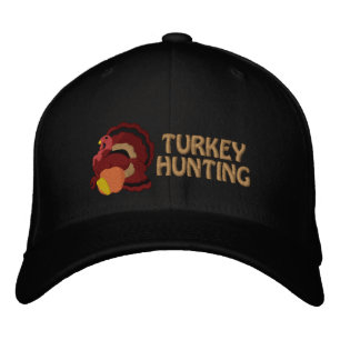 Turkey Hunting Embroidered Cap - Customisable