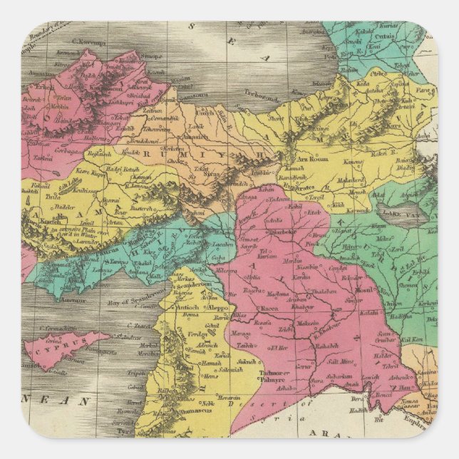 Turkey In Asia 3 Square Sticker (Front)