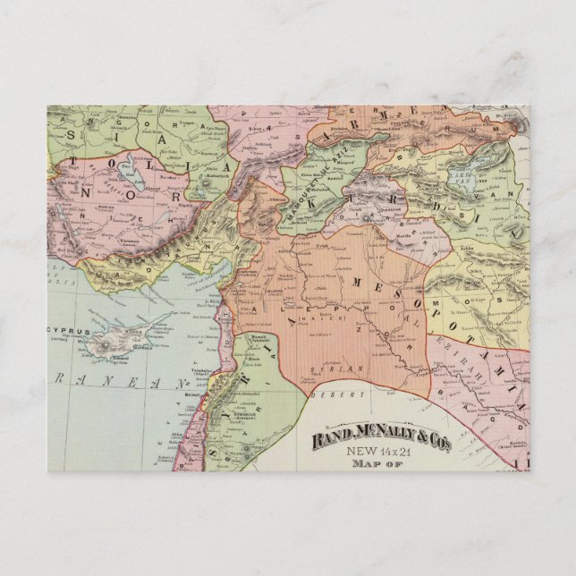 Turkey in Asia 6 Postcard (Front)