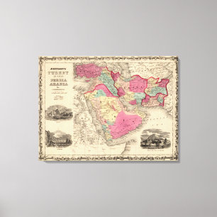 Turkey In Asia Persia Arabiaandc Canvas Print