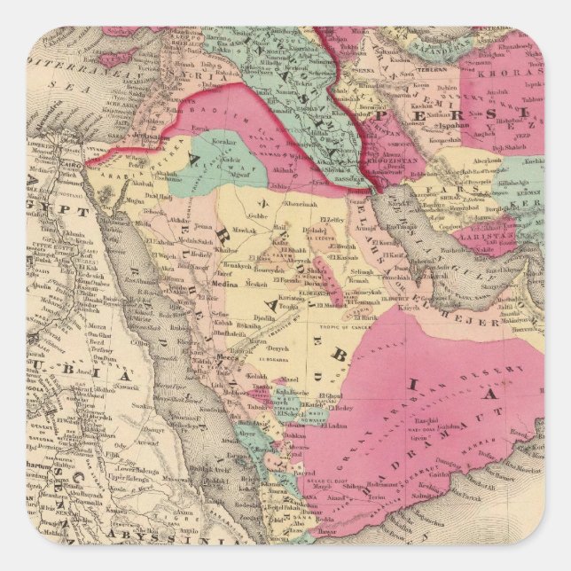 Turkey In Asia Persia Arabiaandc Square Sticker (Front)