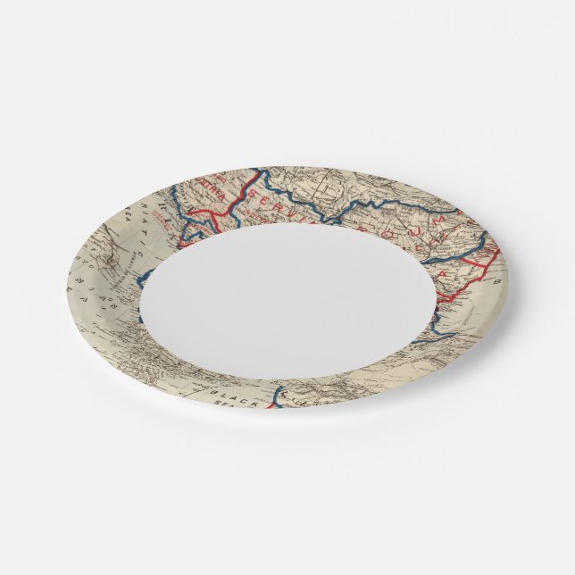 Turkey in Europe 10 Paper Plate (Angled)