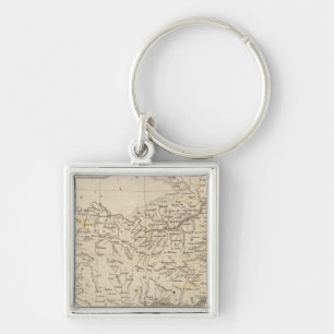 Turkey in Europe Map by Arrowsmith Key Ring