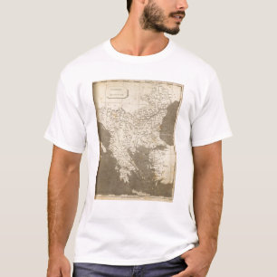 Turkey in Europe Map by Arrowsmith T-Shirt