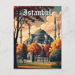 Turkey Istanbul Blue Mosque Postcard