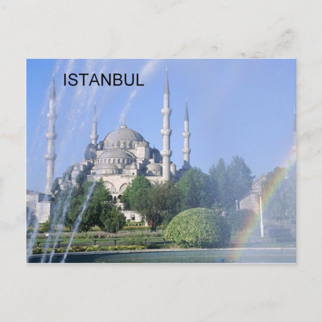 Turkey Istanbul Blue Mosque (St.K) Postcard (Front)