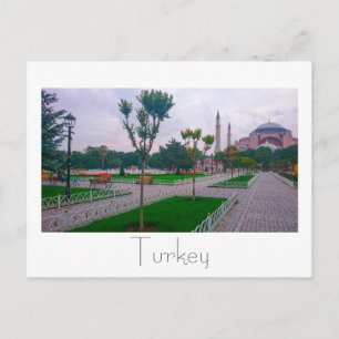 Turkey Istanbul City Architecture Hagia Sophia Postcard