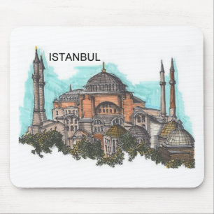 Turkey Istanbul Hagia Sophia (by St.K) Mouse Pad
