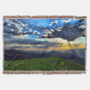 Turkey, Kackar mountains, landscape photograph Throw Blanket