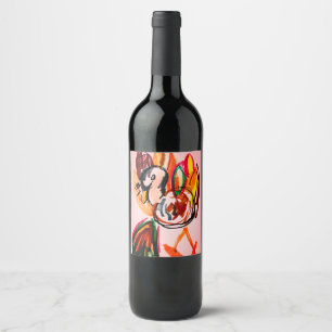 Turkey leaf wine label