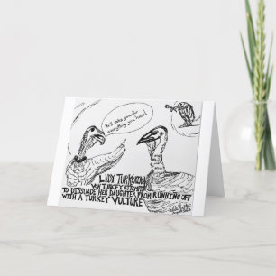 Turkey Loves Turkey Vulture Card