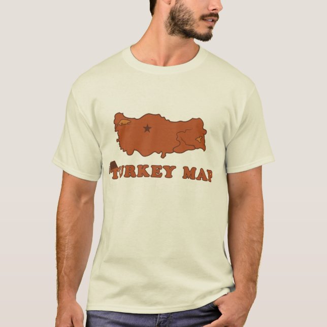 Turkey Map T-Shirt (Front)