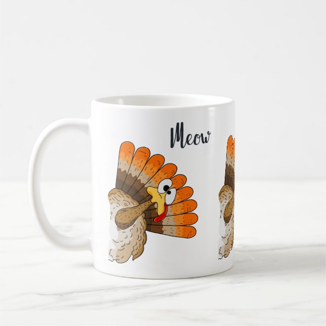 Turkey Meow Mug (Left)