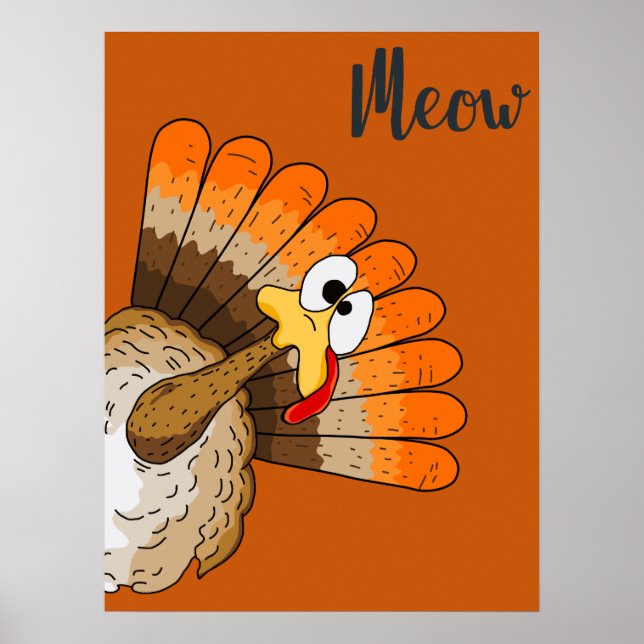 Turkey Meow Poster (Front)