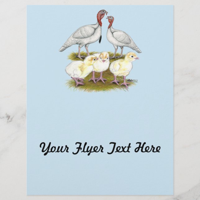 Turkey Mini White Family Flyer (Front)