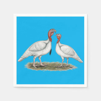 Turkey Mini Whites Napkin