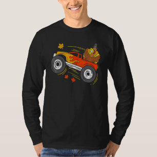 Turkey Monster Truck Funny Thanksgiving Boys Toddl T-Shirt