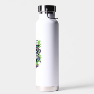 Turkey Moo Cow Funny Thanksgiving - Cute Turkey Mo Water Bottle