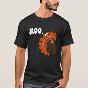 Turkey Moo Funny Thanksgiving Turkey Fake Cow Moo T-Shirt