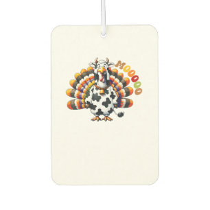 Turkey Moo Thanksgiving Cow Turkey Humour Funny _2 Car Air Freshener