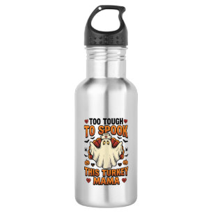 Turkey Mum Halloween Shirt with Vintage Nurse Ghos 532 Ml Water Bottle