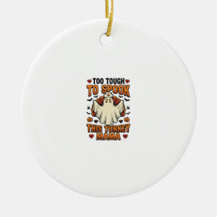Turkey Mum Halloween Shirt with Vintage Nurse Ghos Ceramic Tree Decoration