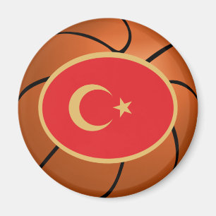 Turkey National Basketball Team Magnet