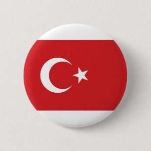 Turkey National Flag 6 Cm Round Badge