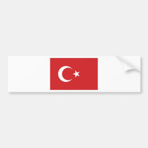 Turkey National Flag Bumper Sticker