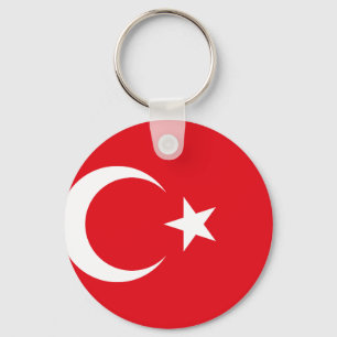 Turkey National World Flag Key Ring