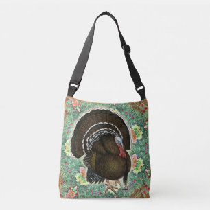Turkey On the Greens Crossbody Bag