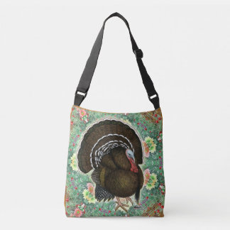 Turkey On the Greens Crossbody Bag