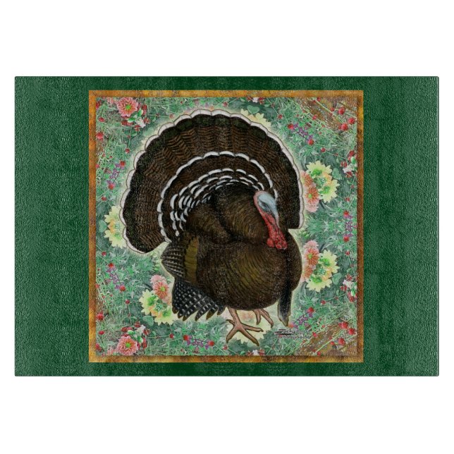 Turkey On the Greens Cutting Board (Front)