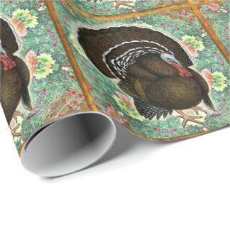 Turkey On the Greens Wrapping Paper