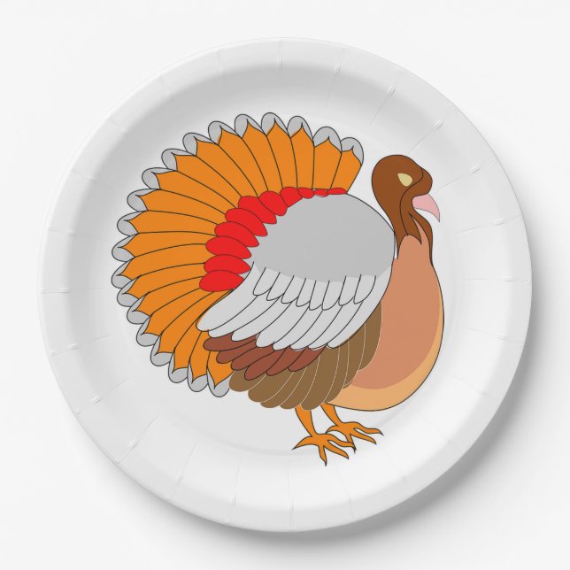 Turkey Paper Plate (Front)