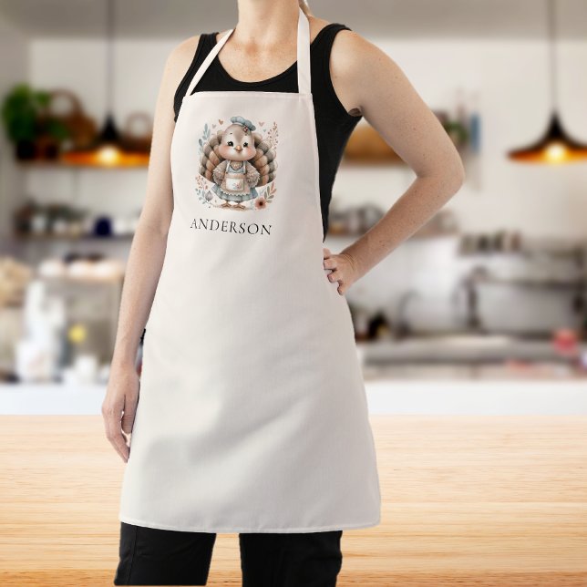 Turkey Personalised Add Name Apron (Creator Uploaded)