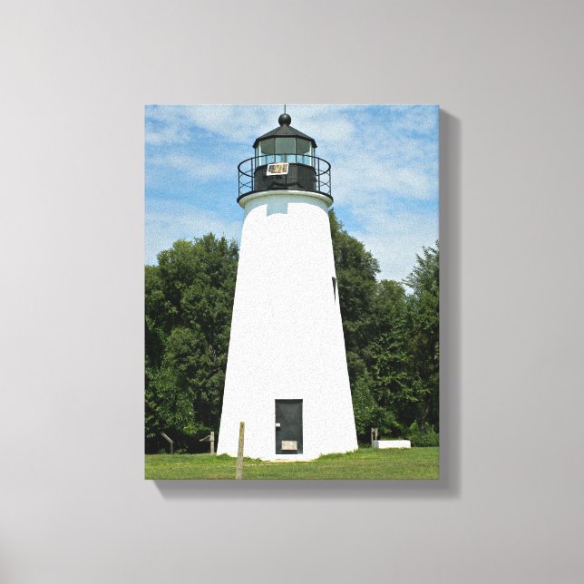Turkey Point Lighthouse, Maryland Canvas Print (Front)