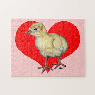 Turkey Poult Heart Jigsaw Puzzle