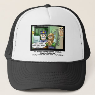 Turkey Prison Only Call Funny Tees Mugs & Gifts Trucker Hat