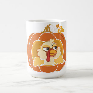 Turkey Pumpkin Disguise Thanksgiving Coffee Mug