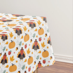 Turkey Pumpkin Tablecloth