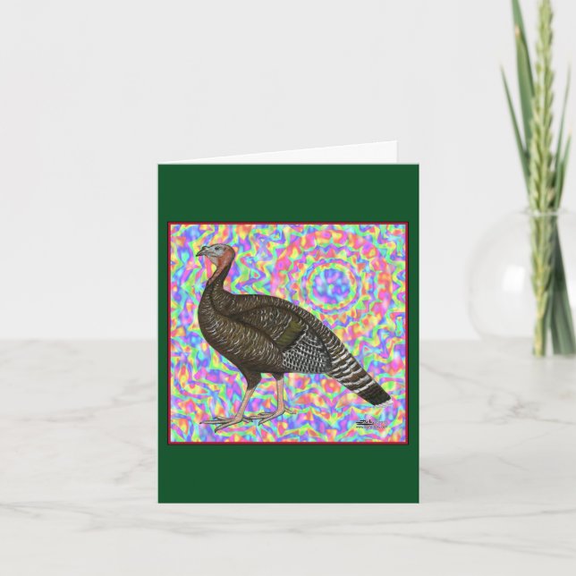 Turkey Rainbow Holiday Card (Front)