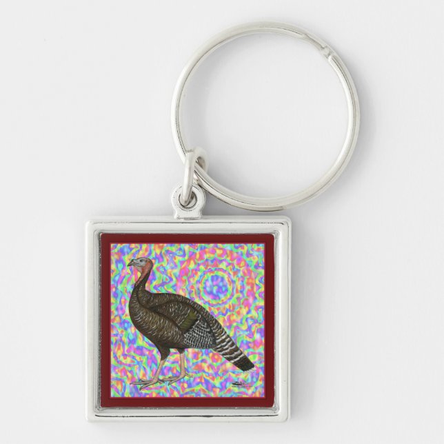 Turkey Rainbow Key Ring (Front)