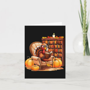 Turkey Reading Books Fall Thanksgiving Teacher Boo Card