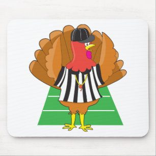 Turkey Referee Mouse Pad