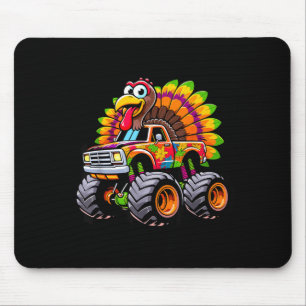 Turkey Riding Monster Truck 4th Of July Mouse Pad