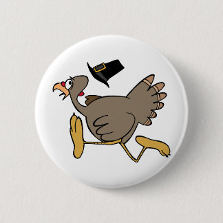 Turkey run 6 cm round badge