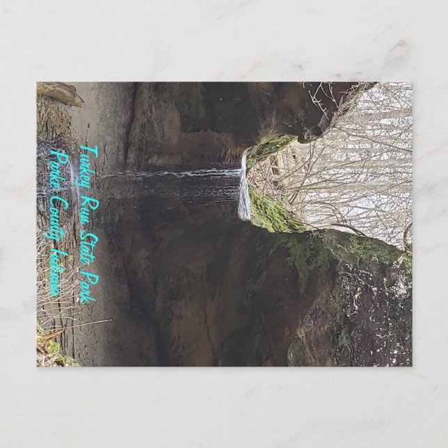 Turkey Run Indiana Postcard (Front)