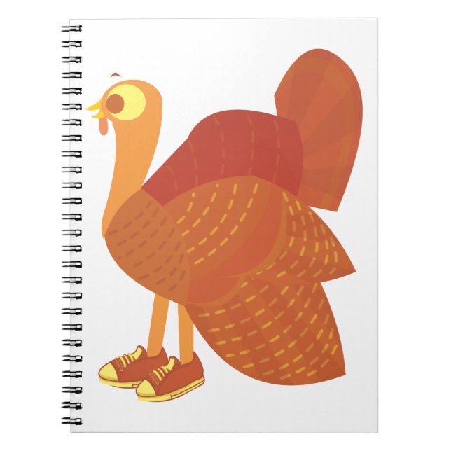Turkey Runner Spiral Notebook (Front)