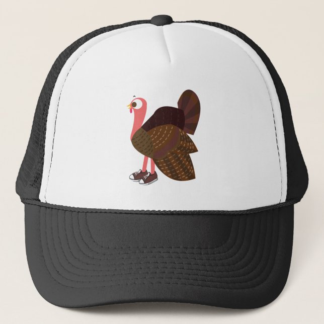 Turkey Runner Trucker Hat (Front)